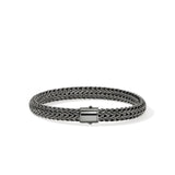 Sterling Silver Icon Dark Silver 7.5mm Bracelet