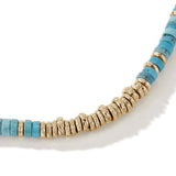 14K Yellow Gold Heishi Bracelet