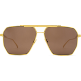 Bottega Veneta BV1012S Stainless Steel Yellow Sunglasses
