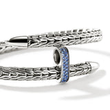 Spear Flex Cuff, Sterling Silver, Gemstones, 5.5MM