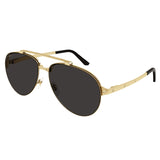 Cartier  CTO354S-001 61 Ionic Santos De Sunglass, Gold Full Rim Frame