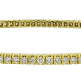 18K Yellow Gold 2.30ctw Diamond Bangle