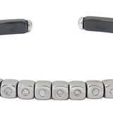 18K White Gold 0.39ctw Diamond Bangle