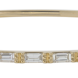 18K Yellow Gold 1.35ctw Diamond Bangle