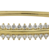 18K Yellow Gold 2.15ctw Diamond Bangle