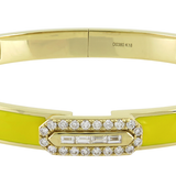 18K Yellow Gold 0.70ctw Diamond Bangle