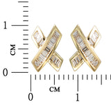 18K Yellow Gold 0.60ctw Studs Earrings