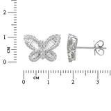 18K White Gold 1.04ctw Studs