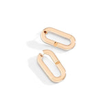 18K Rose Gold 0.85ctw Hoops Earrings