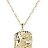 18K Yellow Gold 0.20ctw Diamond Pendant Necklace