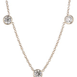 18K Yellow Gold 4.52ctw Diamond Chain Necklace