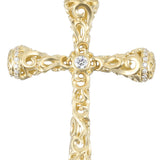 18K Yellow Gold 0.50ctw Diamond Pendant Necklace