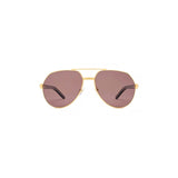 Cartier CT0272S 003 60 - Gold/White Première De Cartier,Gold Full Rim Frame Sunglasses