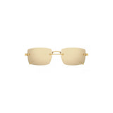 Cartier CT0367S 002 54 - Gold Precious, Rim less Frame Sunglasses