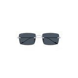 Cartier CT0367S 003 54 - Gold Precious, White Solid Gold Finish Rimless Sunglasses