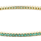 18K Yellow Gold ED 1.90ctw Diamond Bangle