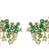 18K Yellow Gold 1.09ctw Studs