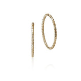 14K Yellow Gold 39mm Classic Hoops Earrings