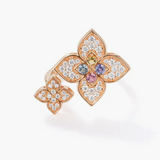 18K Rose Gold 0.45ctw Diamond Right Hand Ring