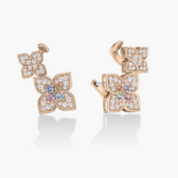 18K Rose Gold 0.55ctw Diamond Studs Earrings