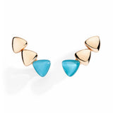 18K Rose Gold 4.25ctw Diamond Earring Jacket