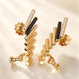 18K Rose Gold 0.86ctw Diamond Earring Jacket Earrings