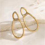 18K Yellow Gold 0.36ctw Diamond Earring Jacket Earrings