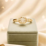 14K Yellow Gold 0.42ctw Diamond Solitaire Ring