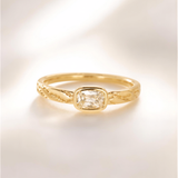 14K Yellow Gold 0.28ctw Diamond Solitaire Ring