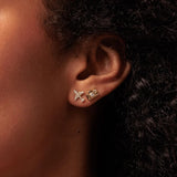 14K Yellow Gold 0.16ctw Diamond Studs