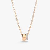 18K Rose Gold 0.30ctw Diamond Iconica Necklace