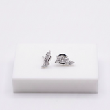 18K White Gold 0.88ctw Studs