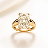 14K Yellow Gold 4.11ctw Diamond Solitaire Ring