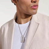 Sterling Silver Icon 50 Chain Necklace