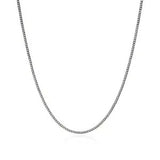 Sterling Silver Silver Curb Link Chain Necklace