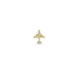 14K Yellow Gold 0.16ctw Diamond Studs