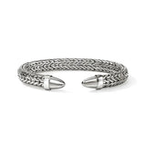 Sterling Silver Spear 50 Cluff  Flex Bracelet
