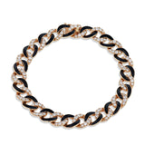 18K Rose Gold 2.45ctw Diamond Bangle