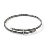 Sterling Silver Silver 0.24ctw Diamond Choker
