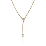 18K Yellow Gold ctw Diamond Chain Necklace