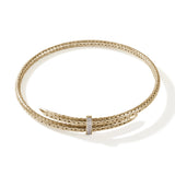 14K Yellow Gold 0.24ctw Diamond Choker Necklace