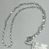 18K White Gold 10.00ctw Diamond Charm Necklace