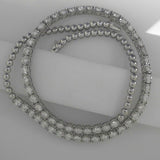 18K White Gold & Rose Gold  0.80ctw Diamond Pendant Necklace