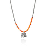 Sterling Silver, 3.7mm Box Chain Pendant Necklace