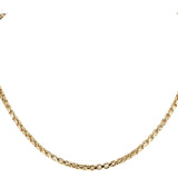18K Yellow Gold Chain Necklace