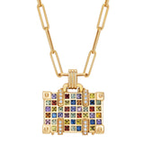 14K Yellow Gold 0.15ctw Diamond Pendant
