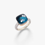 18K White & Rose Gold  0.70ctw Diamond Solitaire Ring