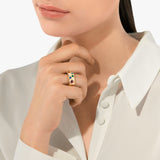 18K Rose Gold Multi Stones Diamonds Right Hand Ring