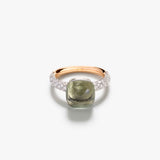 18K Rose and  White Gold  0.70ctw Diamond Solitaire Ring