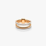 18K Rose Gold 0.423ctw Diamond Right Hand Ring